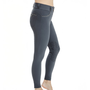Horseware Newmarket broek middelhoge taille kniegreep Indigopaarse orchidee Violet