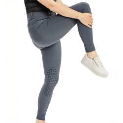 Horseware Newmarket broek middelhoge taille kniegreep Indigopaarse orchidee Violet