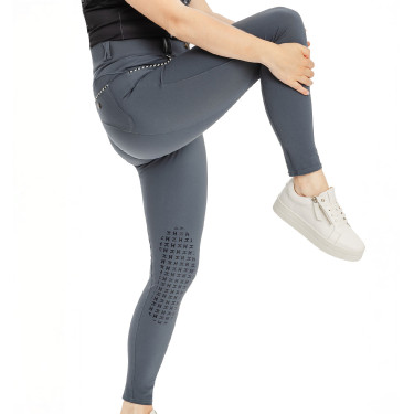 Horseware Newmarket broek middelhoge taille kniegreep Indigopaarse orchidee Violet