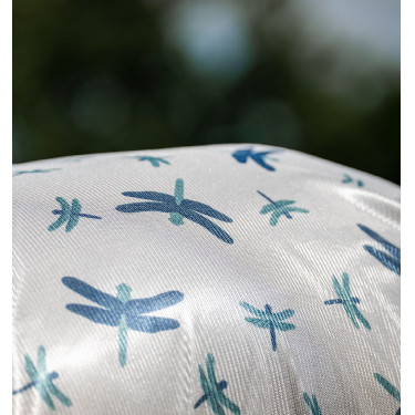Horseware Amigo Geïntegreerde Vliegendeken Libellenmotief / zilver / blauw / salie Motieven