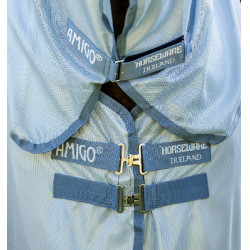 Horseware Amigo Geïntegreerde Vliegendeken Gemêleerd blauw / blauw / zilver Horseware Amigo Geïntegreerde Vliegendeken Gemêleerd blauw / blauw / zilver