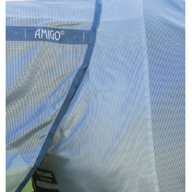 Horseware Amigo Geïntegreerde Vliegendeken Gemêleerd blauw / blauw / zilver Horseware Amigo Geïntegreerde Vliegendeken Gemêleerd blauw / blauw / zilver