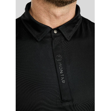 Polo Montar Clubwear Essential heren Zwart
