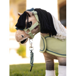 Vogue halster voor speelgoed Mini Pony LeMieux Badge Groen