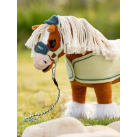 Vogue halster voor speelgoed Mini Pony LeMieux Azur Blauw