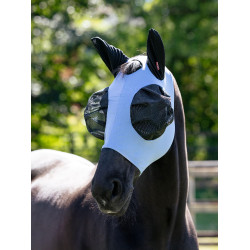 LeMieux Bug Relief Full vliegenmasker Poederblauw