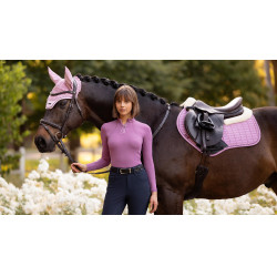 LeMieux Merino+ Suede Close Contact Vierkant Zadeldek