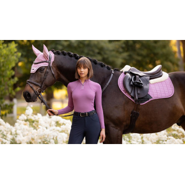 LeMieux Merino+ Suede Close Contact Vierkant Zadeldek