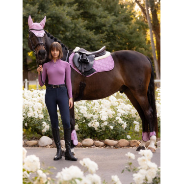 LeMieux Merino+ Suede Close Contact Vierkant Zadeldek