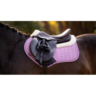 LeMieux Merino+ Suede Close Contact Vierkant Zadeldek