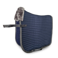 Zadeldek Bucas Show-Line Dressuur Marine / grijs Blauw