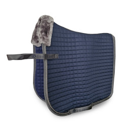 Zadeldek Bucas Show-Line Dressuur Marine / grijs Blauw