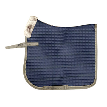 Zadeldek Bucas Show-Line Dressuur Marine / grijs Blauw