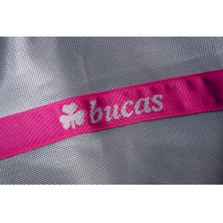 Bucas Buzz-Off Rain vliegen deken met halsdeel Blauw Blossom