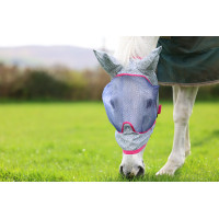 Bucas Buzz-Off Deluxe vliegenmasker met oren Blauw
