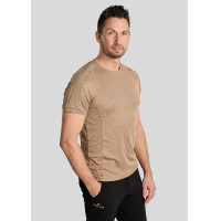 T-shirt mesh Montar MoLui heren Latté Bruin
