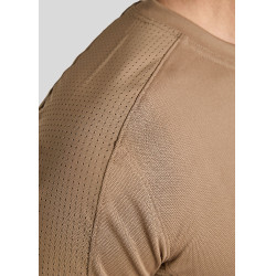 T-shirt mesh Montar MoLui heren Latté Bruin