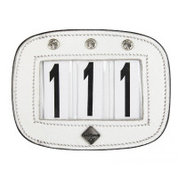 Nummerhouder LeMieux voor zadeldek Wit strass Nummerhouder LeMieux voor zadeldek Wit strass