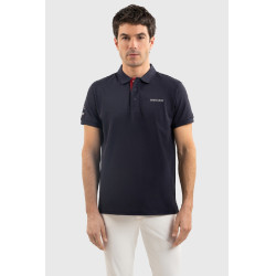 Harcour Fuego poloshirt met korte mouwen heren Frankrijk Marine Marineblauw