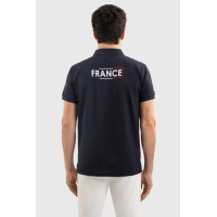Harcour Fuego poloshirt met korte mouwen heren Frankrijk Marine Marineblauw Harcour Fuego poloshirt met korte mouwen heren Frankrijk Marine Marineblauw