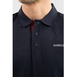 Harcour Fuego poloshirt met korte mouwen heren Frankrijk Marine Marineblauw