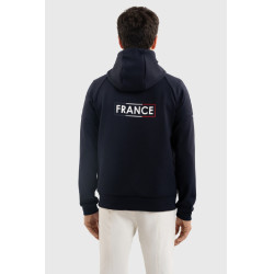 Harcour Frank sweater heren Frankrijk Marine Marineblauw