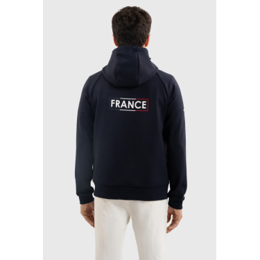 Harcour Frank sweater heren Frankrijk Marine Marineblauw