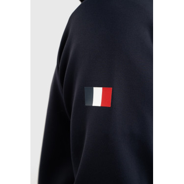 Harcour Frank sweater heren Frankrijk Marine Marineblauw