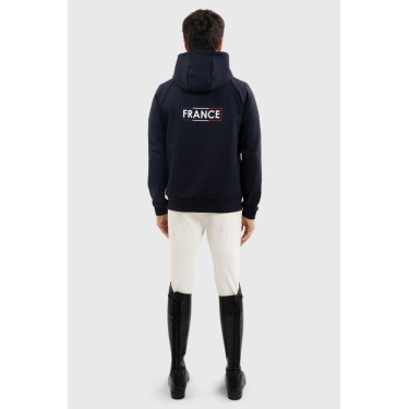 Harcour Frank sweater heren Frankrijk Marine Marineblauw