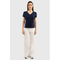 T-shirt Harcour Aquila met korte mouwen voor dames Frankrijk Marine Marineblauw