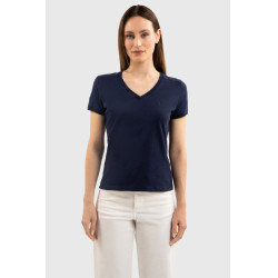 T-shirt Harcour Aquila met korte mouwen voor dames Frankrijk Marine Marineblauw T-shirt Harcour Aquila met korte mouwen voor dames Frankrijk Marine Marineblauw