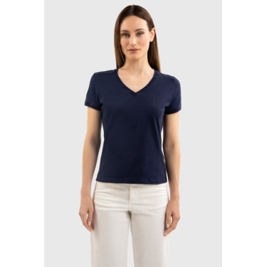 T-shirt Harcour Aquila met korte mouwen voor dames Frankrijk Marine Marineblauw T-shirt Harcour Aquila met korte mouwen voor dames Frankrijk Marine Marineblauw
