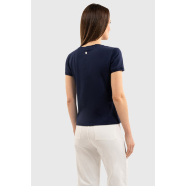 T-shirt Harcour Aquila met korte mouwen voor dames Frankrijk Marine Marineblauw T-shirt Harcour Aquila met korte mouwen voor dames Frankrijk Marine Marineblauw