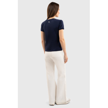 T-shirt Harcour Aquila met korte mouwen voor dames Frankrijk Marine Marineblauw T-shirt Harcour Aquila met korte mouwen voor dames Frankrijk Marine Marineblauw