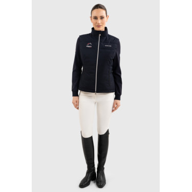 Dames mouwloos vest Harcour Flicka Frankrijk Marine Marineblauw