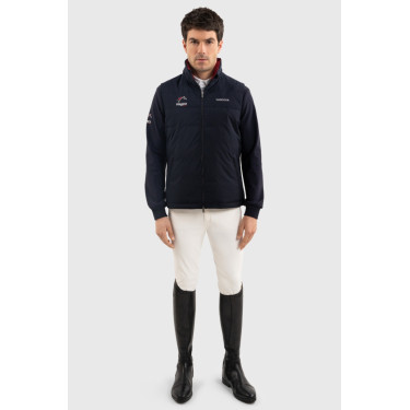 Mouwloos vest Harcour Flicko heren Frankrijk Marine Marineblauw