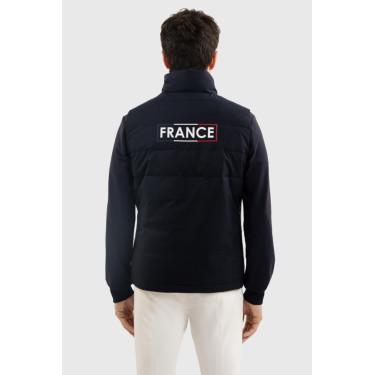 Mouwloos vest Harcour Flicko heren Frankrijk Marine Marineblauw