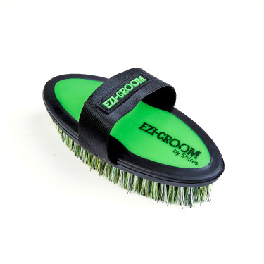 Zachte borstel Ezi-Groom Shires 17 cm Limoen Groen Zachte borstel Ezi-Groom Shires 17 cm Limoen Groen
