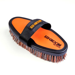 Zachte borstel Ezi-Groom Shires 20 cm Oranje