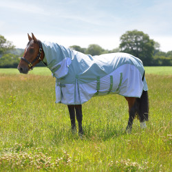 Waterdichte Shires Highlander Plus vliegendeken Salie Violet
