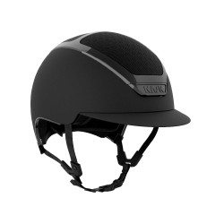 Kask Dogma Chrome Swarovski Carpet-helm Zwart