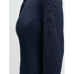 LeMieux Sarah basislaag met patroon lange mouwen Marine Marineblauw