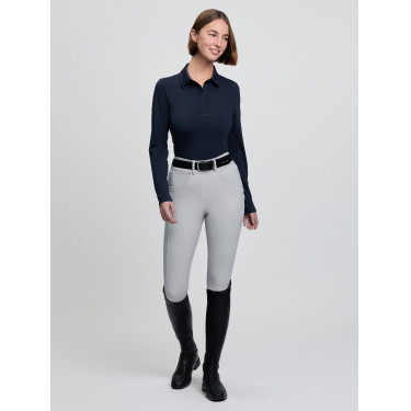 LeMieux Sarah basislaag met patroon lange mouwen Marine Marineblauw