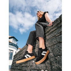 LeMieux Stockbridge-sneakers van suède Zwart