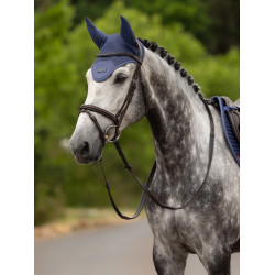 Vliegendeken-oorbeschermers LeMieux Air-Tek meshstof Shadow Blauw