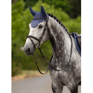 Vliegendeken-oorbeschermers LeMieux Air-Tek meshstof Shadow Blauw
