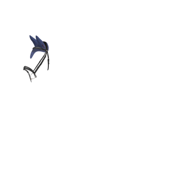 Vliegendeken-oorbeschermers LeMieux Air-Tek meshstof Shadow Blauw
