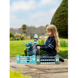 LeMieux Toy Pony springparcoursset Azuur / salie / wit