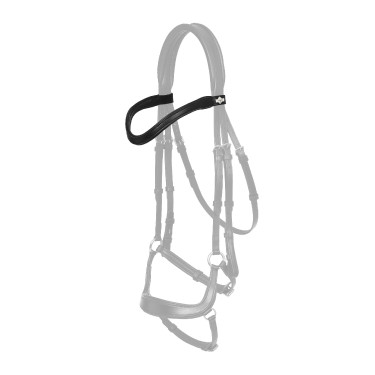 LeMieux Arika Gebogen frontriem Zwart / zilver