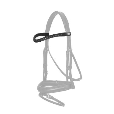 LeMieux Arika Inzet-voorhoofdband Zwart / zilver